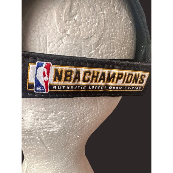 2004 NBA Champions Detroit Pistons Locker Room Hat Black & White Mesh Cap Reebok - Picture 4 of 9